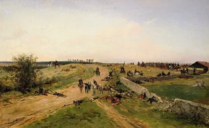 Scene fra den fransk-prøyssiske krigen